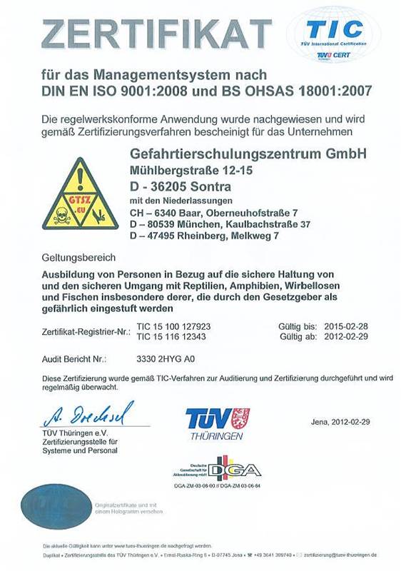 Zertifikat